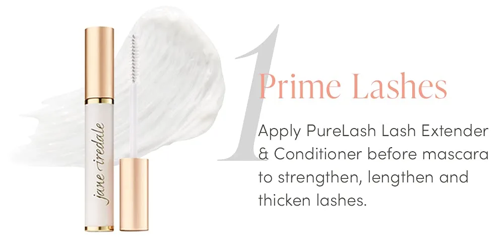 Jane Iredale PureLash Lash Extender & Conditioner, Mascara Primer - укрепляет, удлиняет и утолщает ресницы, подходит для ресниц и бровей., black — фото 2