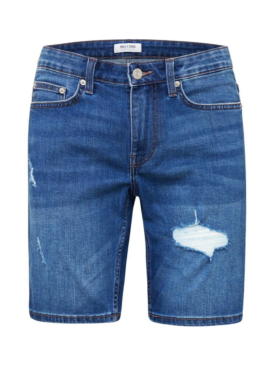 

Джинсовые шорты Only & Sons Regular Jeans LOOM, синий деним