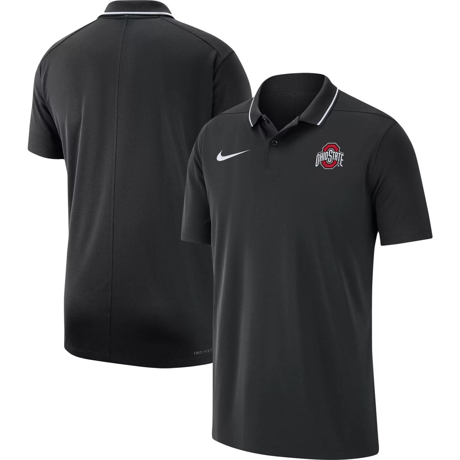 

Мужская поло Black Ohio State Buckeyes 2023 Coach Performance Nike