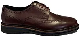 Туфли English Shoe Bordeaux Leather Fratelli Rossetti, Red — фото 2