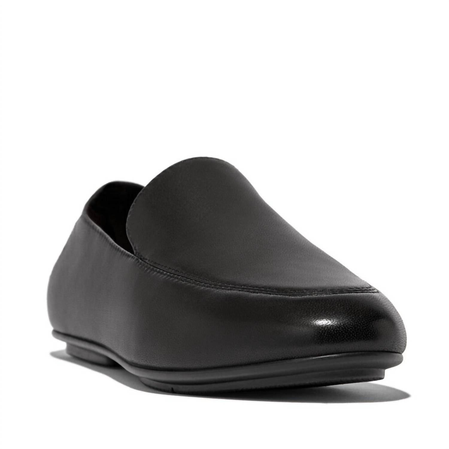 Кожаные мокасины Allegro Cali черного цвета fitflop — фото 2