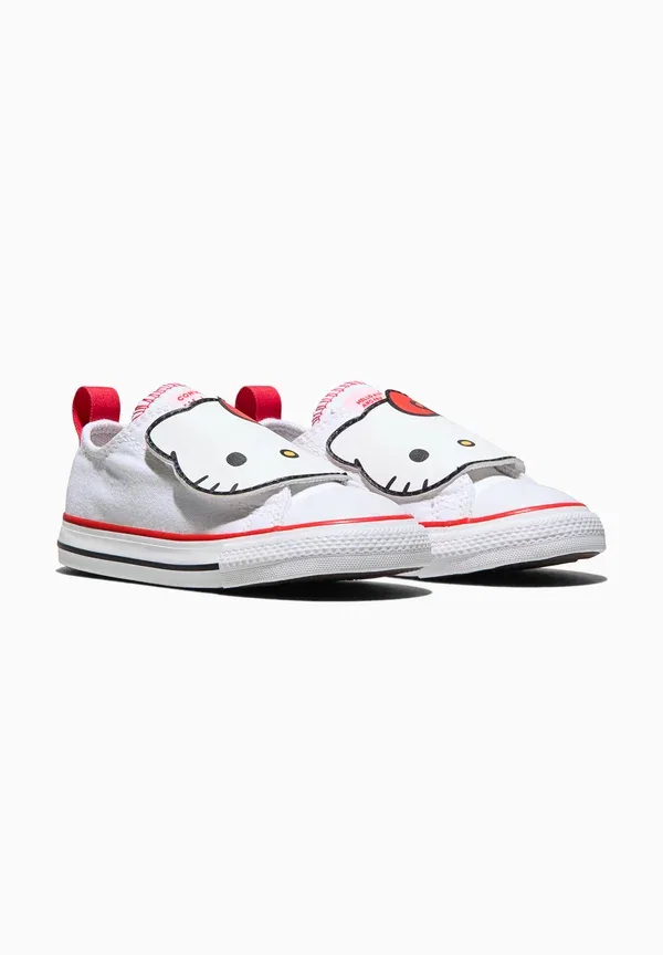 Детские кеды Converse Hello Kitty and Friends Chuck Taylor, белый с красным — фото 2