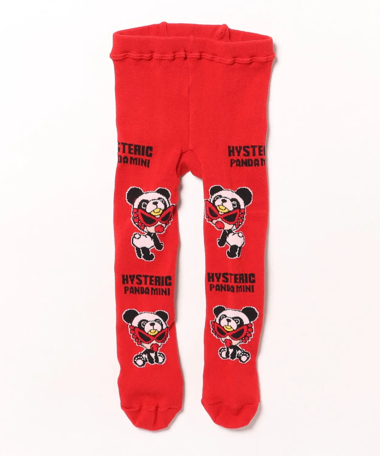 Носки-колготки Hysteric Panda Mini JQ красные