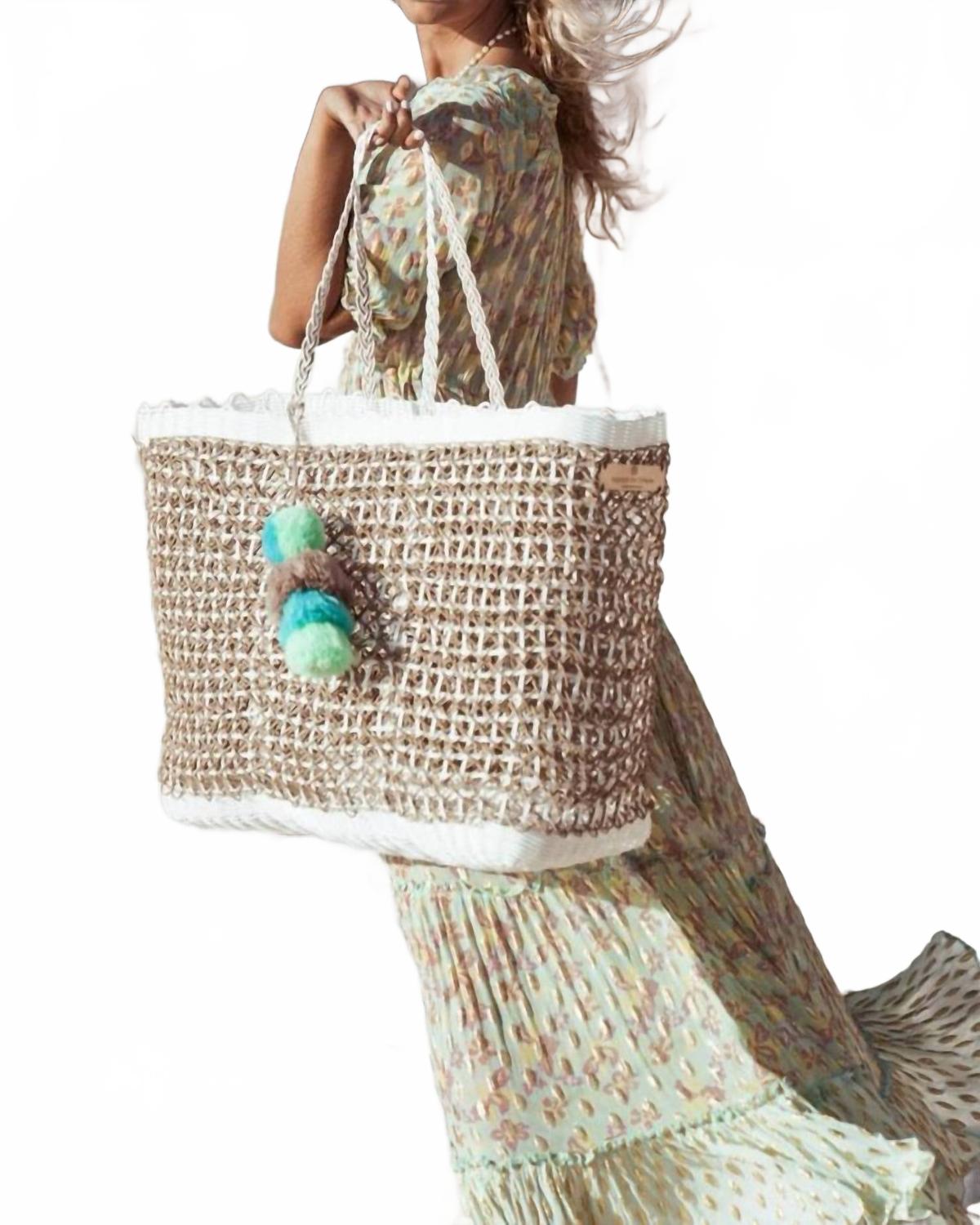 

Женская сумка-тоут Coastal Cable Sand, коричневый цвет Squeeze De Citron, коричневый