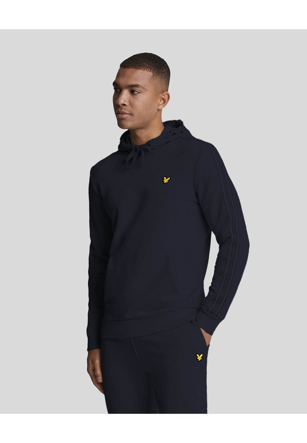 

Толстовка с капюшоном Lyle & Scott, темно-синий