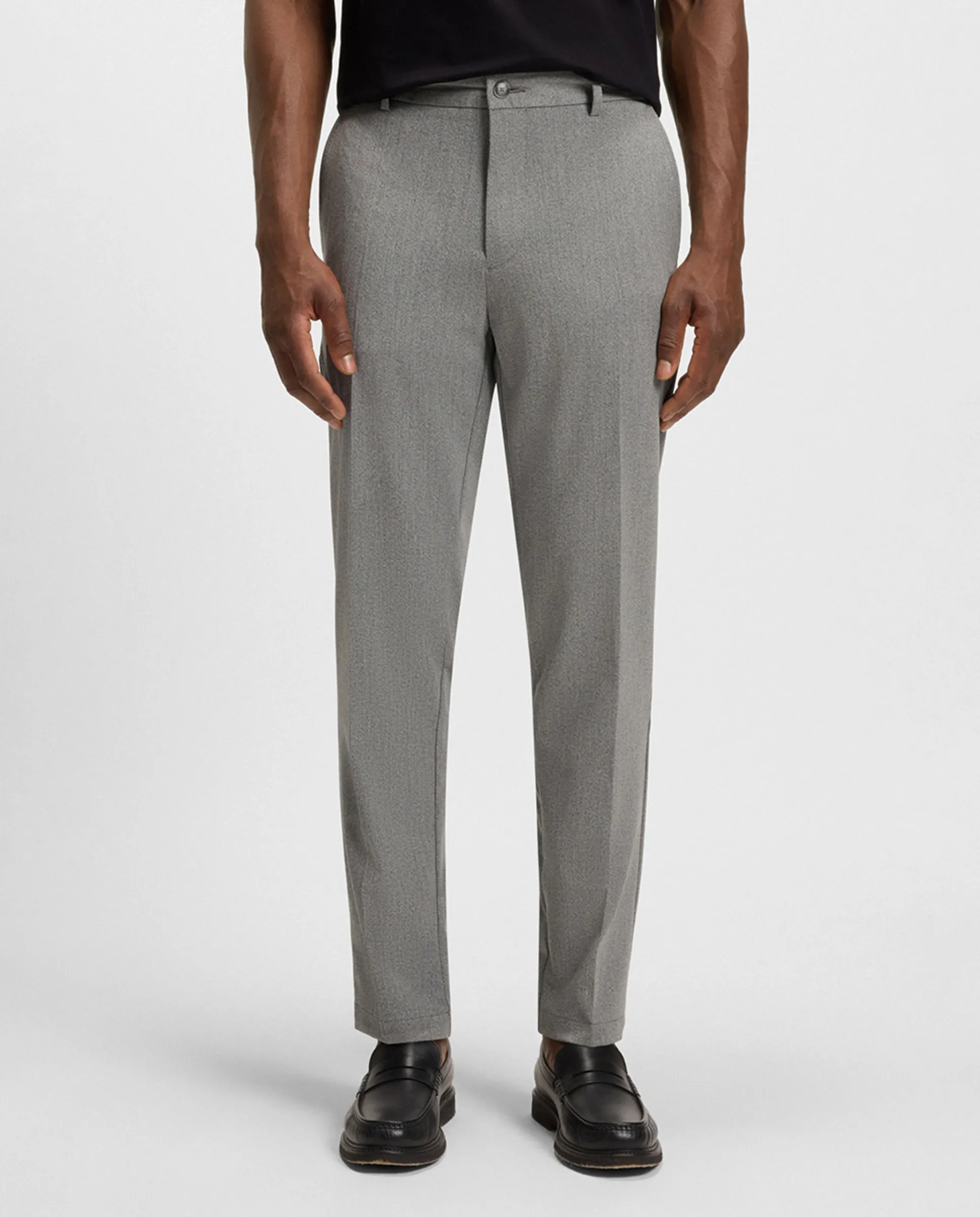 

Длинные мужские чиносы больших размеров Boss, черный