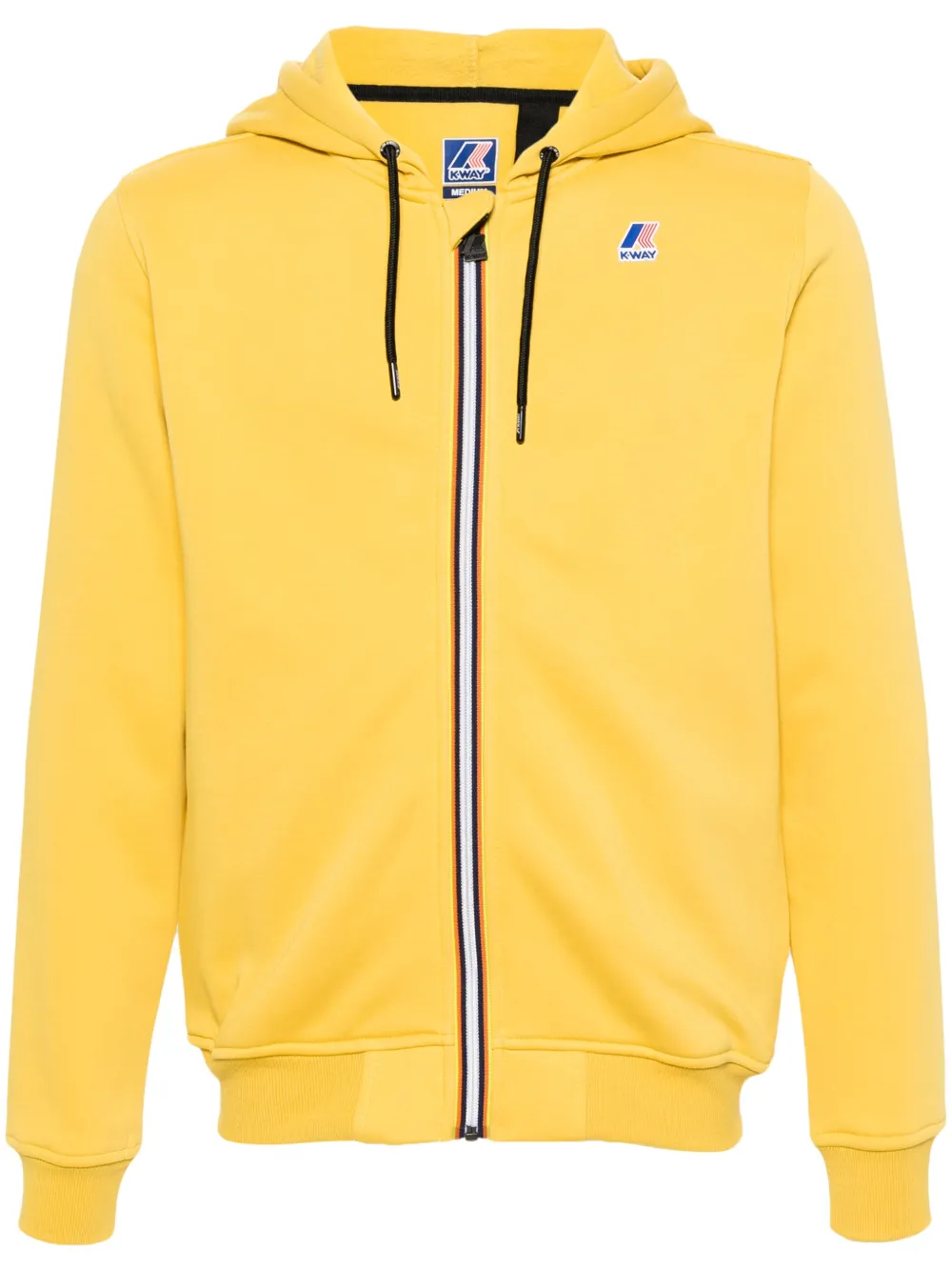 

Худи на молнии с нашивкой-логотипом K-Way, желтый