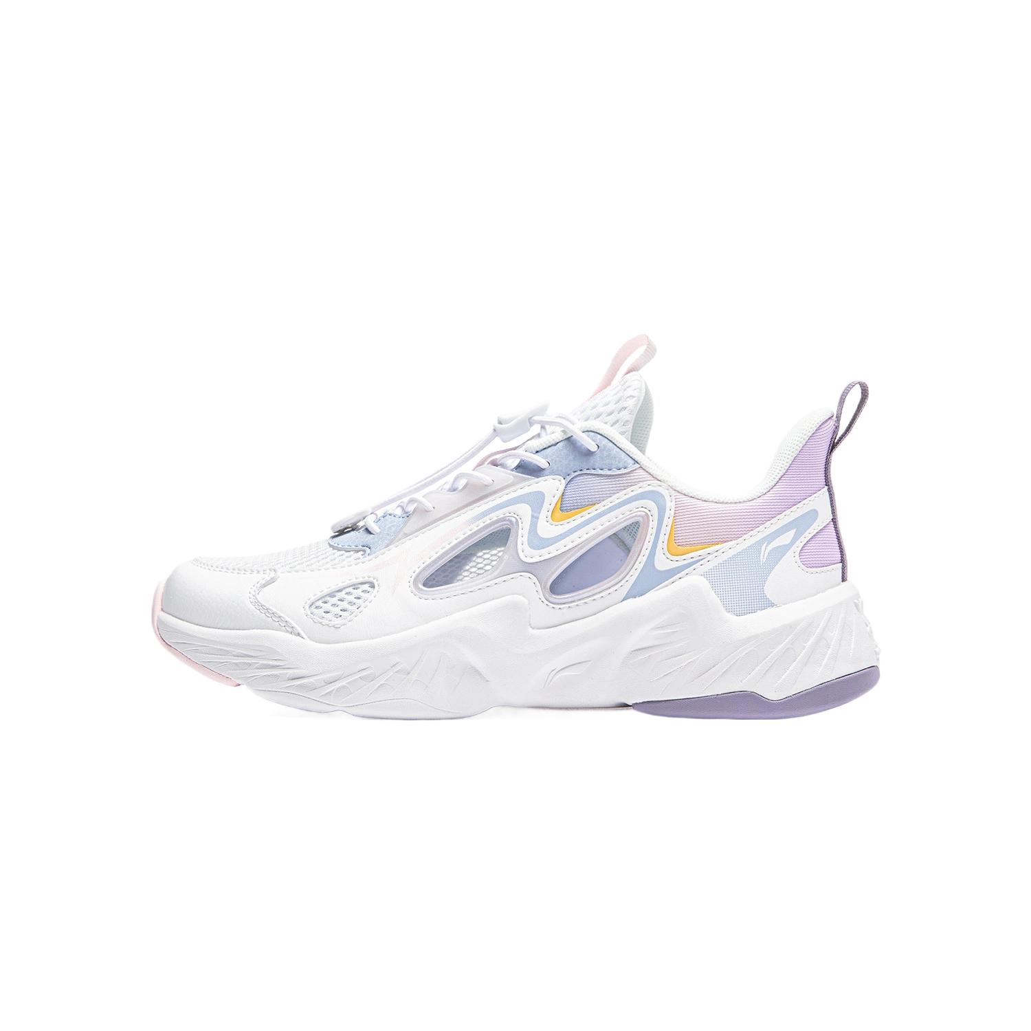 

LINING YOUNG Детские кроссовки Sportlife Low Top, стандартные, белые, прозрачные, небесно-голубые, светло-розовые