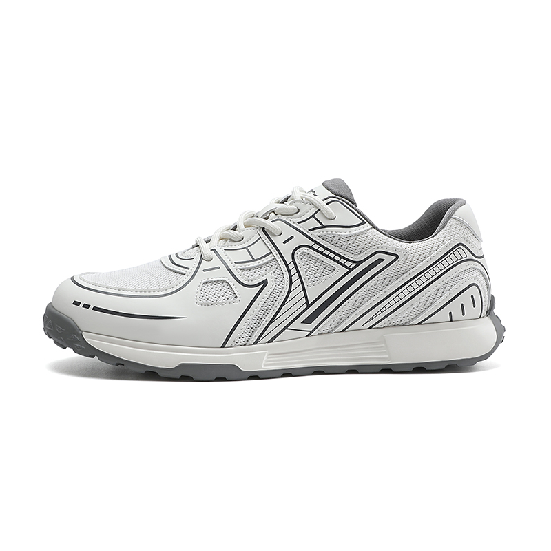 

SEPTWOLVES Скользоустойчивые износостойкие дышащие мужские массивные кроссовки HD в белом цвете, цвет White