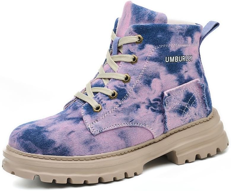 

Ботинки Hogent с стальным носком для женщин и мужчин - легкие и дышащие - идеальны для строительства и склада, пурпурный