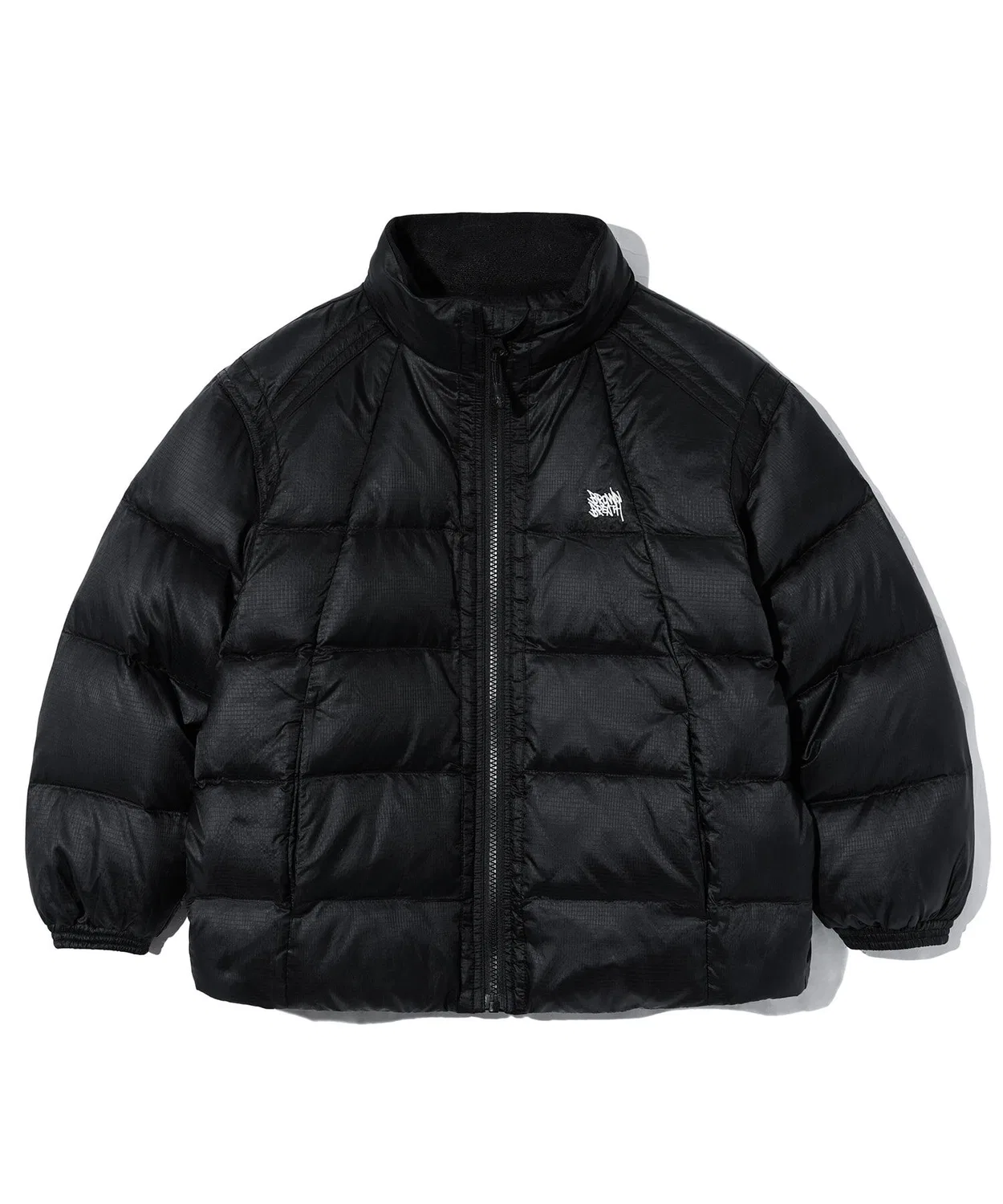 Детский лёгкий пуховик Brownbreath Kids Tag чёрного цвета — фото 2