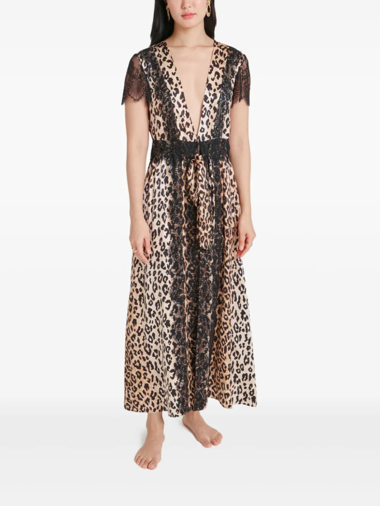 

Temperley London халат Nyx, нейтральный
