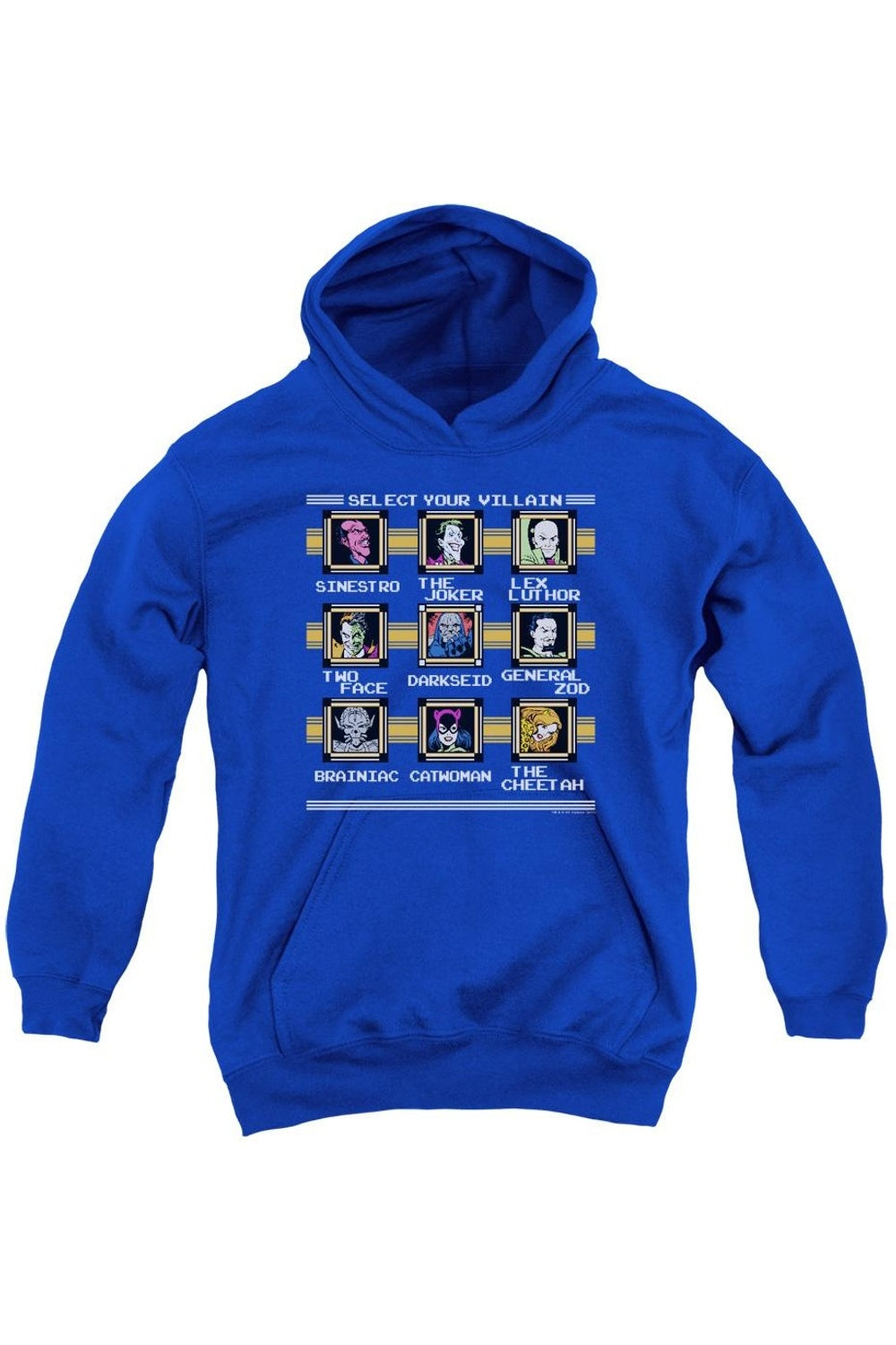 

Толстовка с капюшоном DC Comics Stage Select Youth Gildan, синий