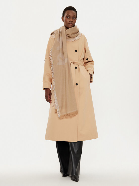 

Шарф Flores 2515541064600 Weekend Max Mara, коричневый