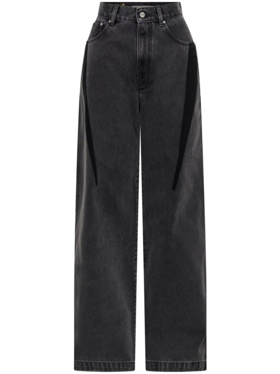 

Широкие джинсы Dion Lee, черный