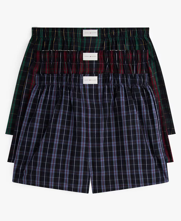 

Мужской набор 3 пары классических хлопковых боксеров Tommy Hilfiger