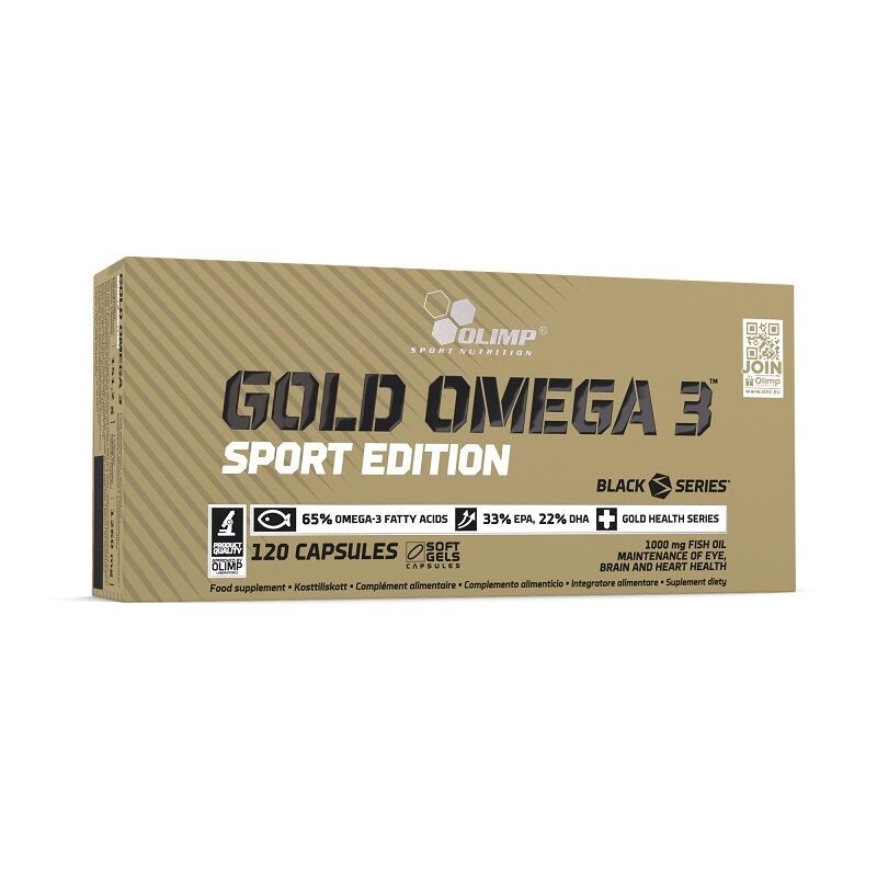 

Омега-3 жирные кислоты Olimp Gold Omega 3 Sport Edition, 120 шт
