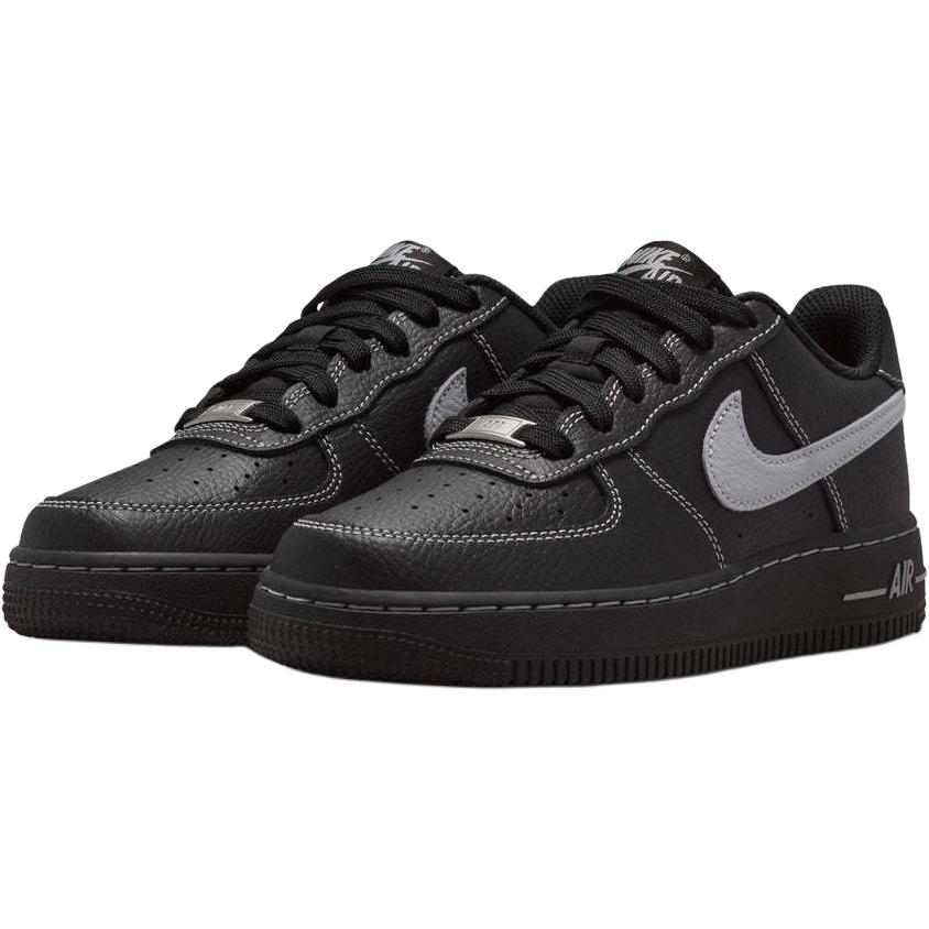 Nike Кроссовки для скейтбординга Air Force 1 Support Low top Kids' черные — фото 4