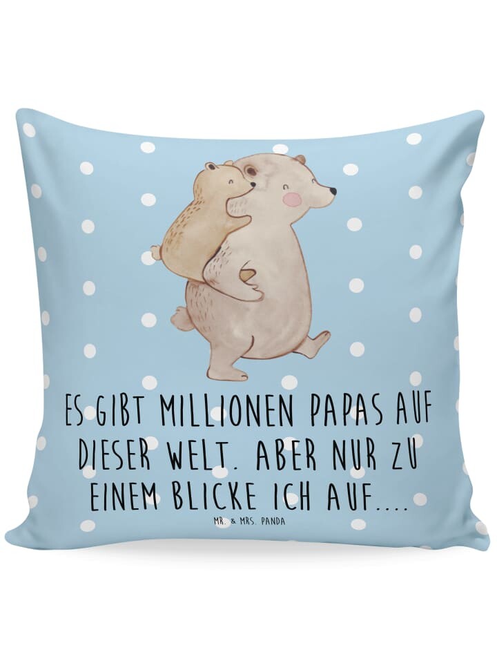 

Подушка Mr. & Mrs. Panda, цвет blau pastell, Синий, Подушка Mr. & Mrs. Panda, цвет blau pastell