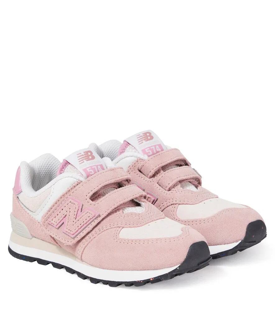 574 Детские замшевые кроссовки New Balance Kids, розовый