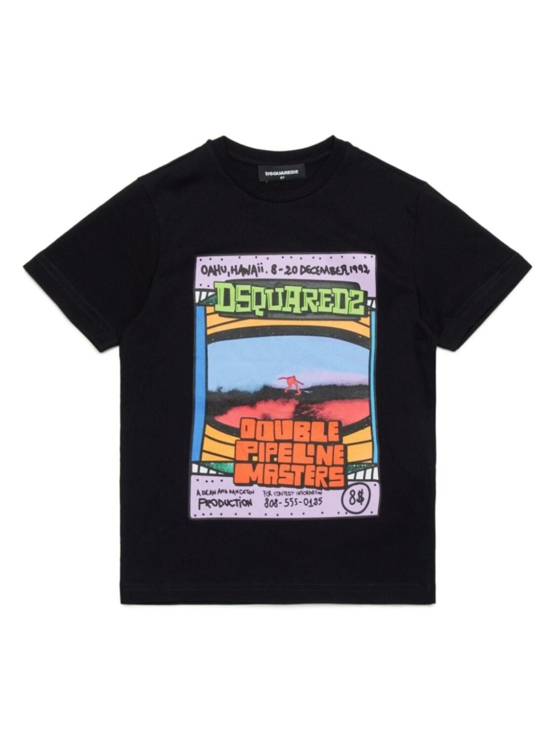 

Dsquared2 футболка с графичным принтом, черный