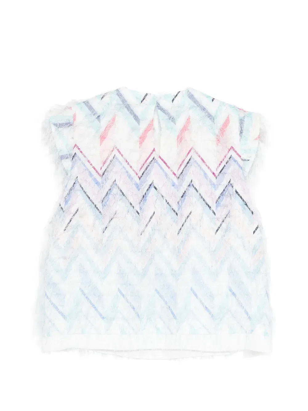 Майка с шевроном Missoni Kids, белый — фото 2