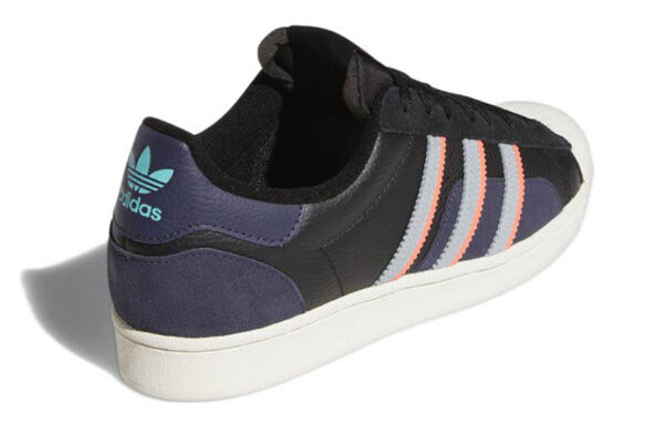 Кроссовки оригинальные суперзвезды обувь Adidas, черный — фото 4