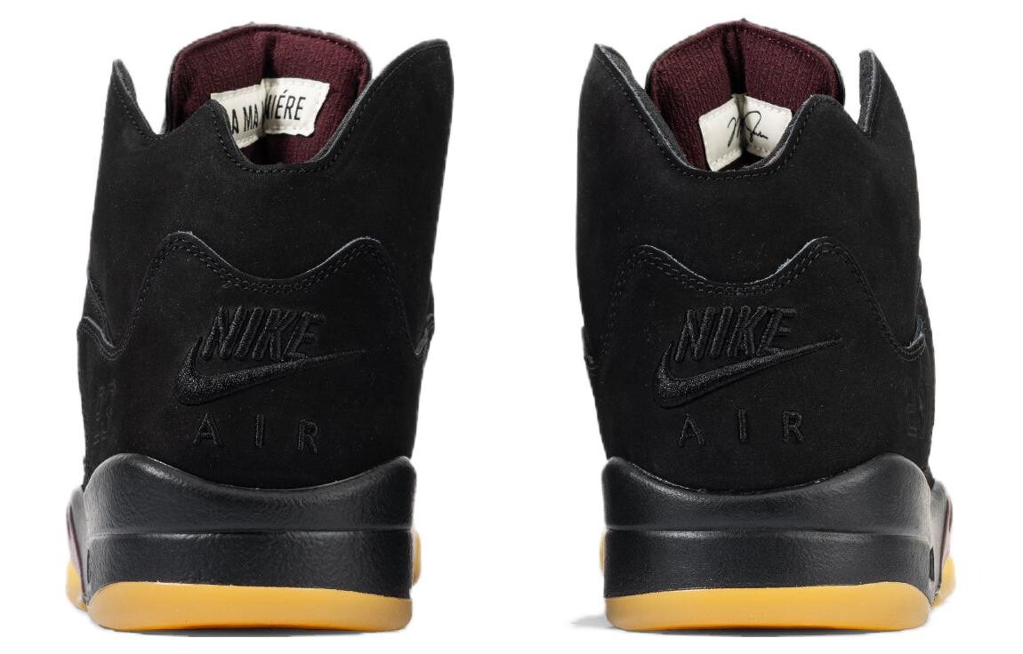 Jordan Air Jordan 5 Vintage Баскетбольные кроссовки унисекс, Black — фото 4