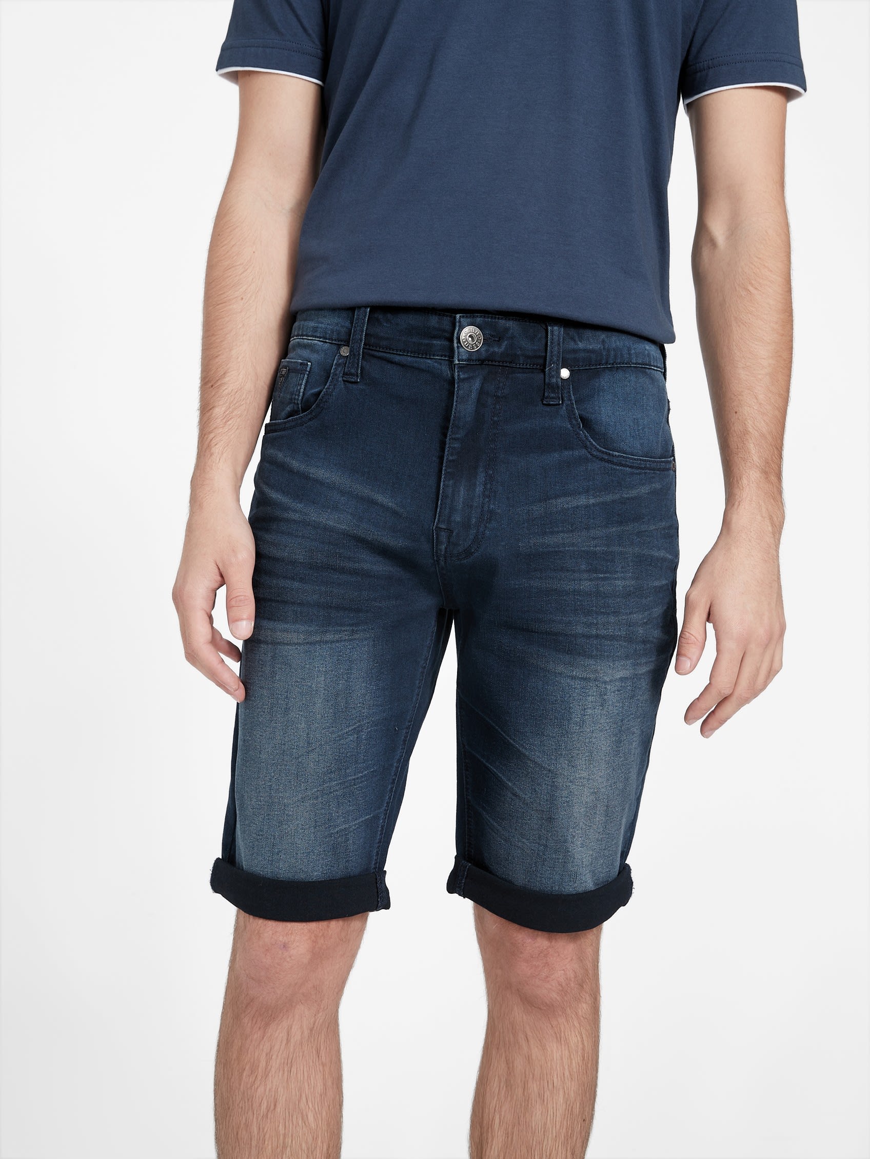 

Трент Свернутые Шорты Guess Factory, цвет dark wash