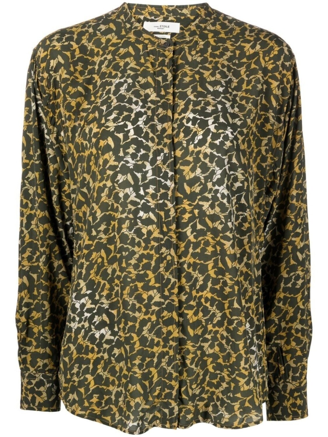 

Marant Étoile рубашка Catchell с принтом, зеленый