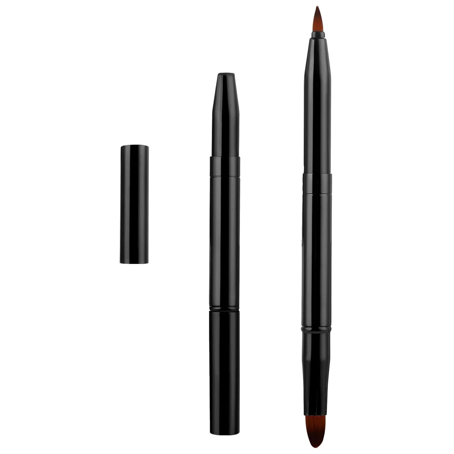 Двусторонняя выдвижная кисть для губ WLLHYF Wllhyf, Black
