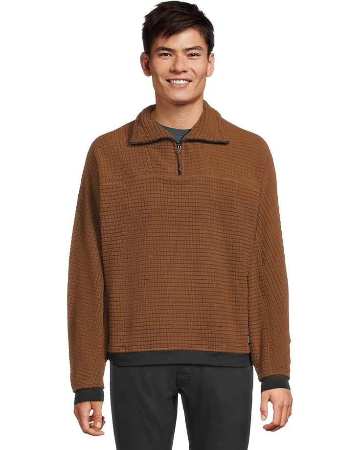 

Мужская флисовая толстовка Mountain Hardwear Summit Grid Big Grid Half Zip, Cocoa Brown