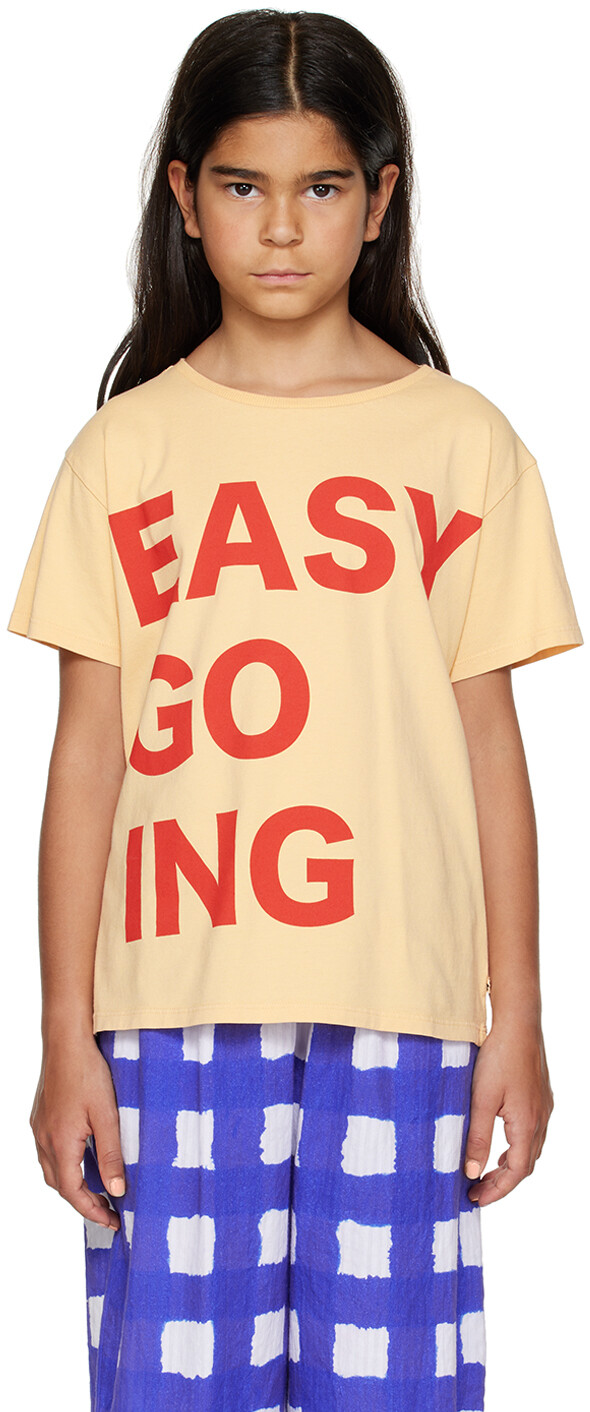 

Детская желтая футболка «Easy Going» maed for mini