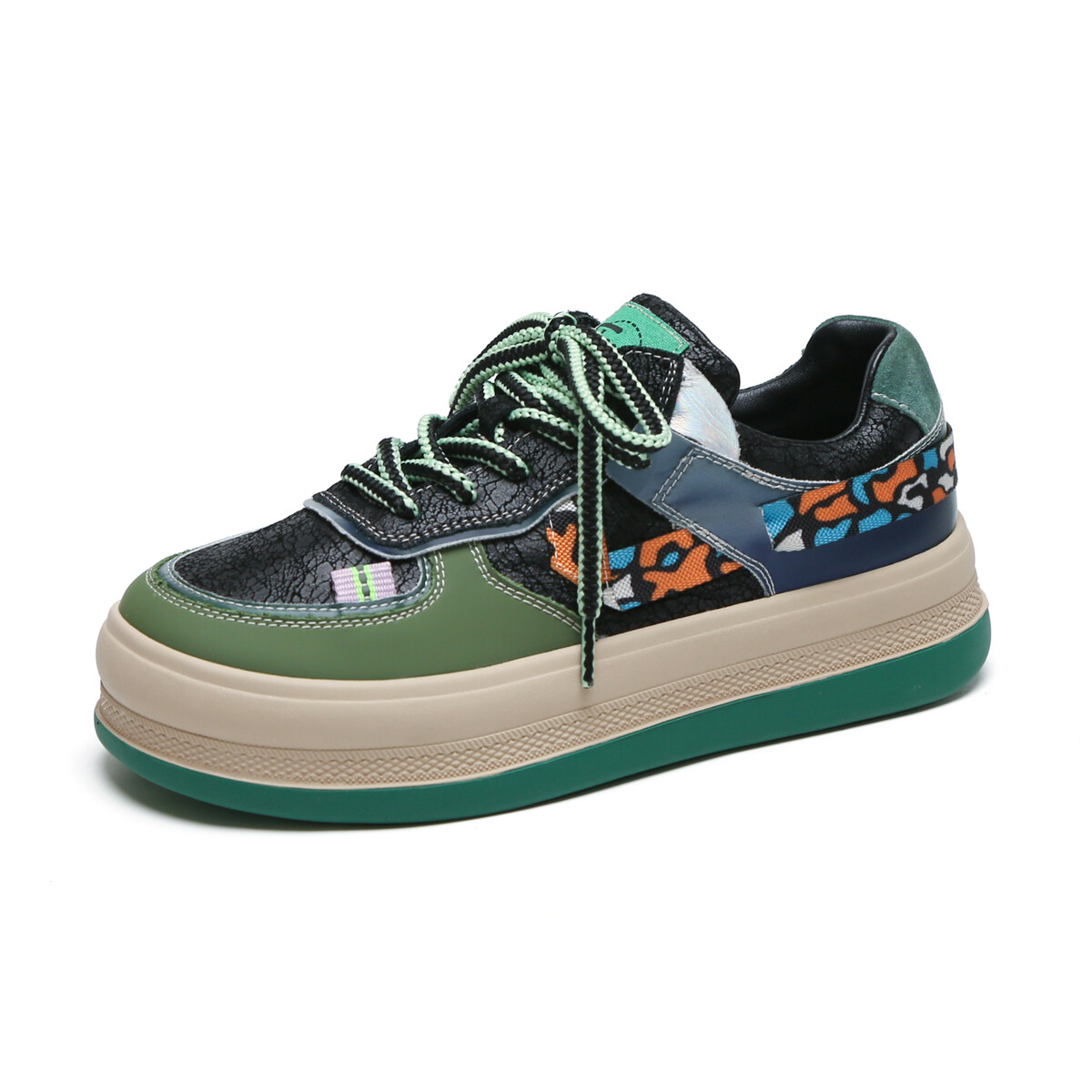 

Кеды, скейтборд обувь женская низкая Shouba, черный