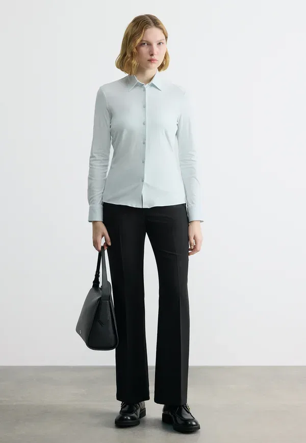 Блузка Bronta tuesday button down blouse Boss, светло-голубой — фото 2