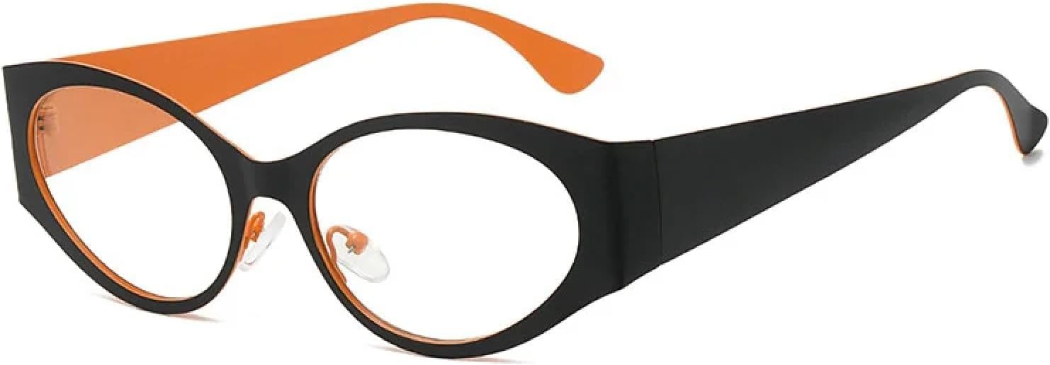 

Ретро-солнцезащитные очки «кошачий глаз» для женщин, модные очки из сплава, солнцезащитные очки UV400 для мужчин, трендовые очки с заклепками в стиле панк TKKTLLT, Black