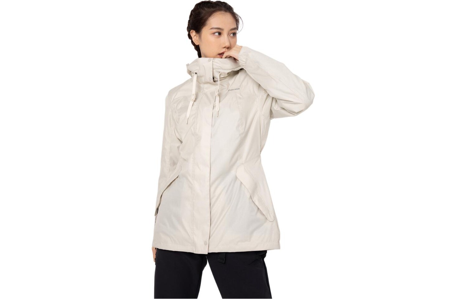 

Куртка женская Light Chalky Ash Decathlon, цвет Light chalky ash