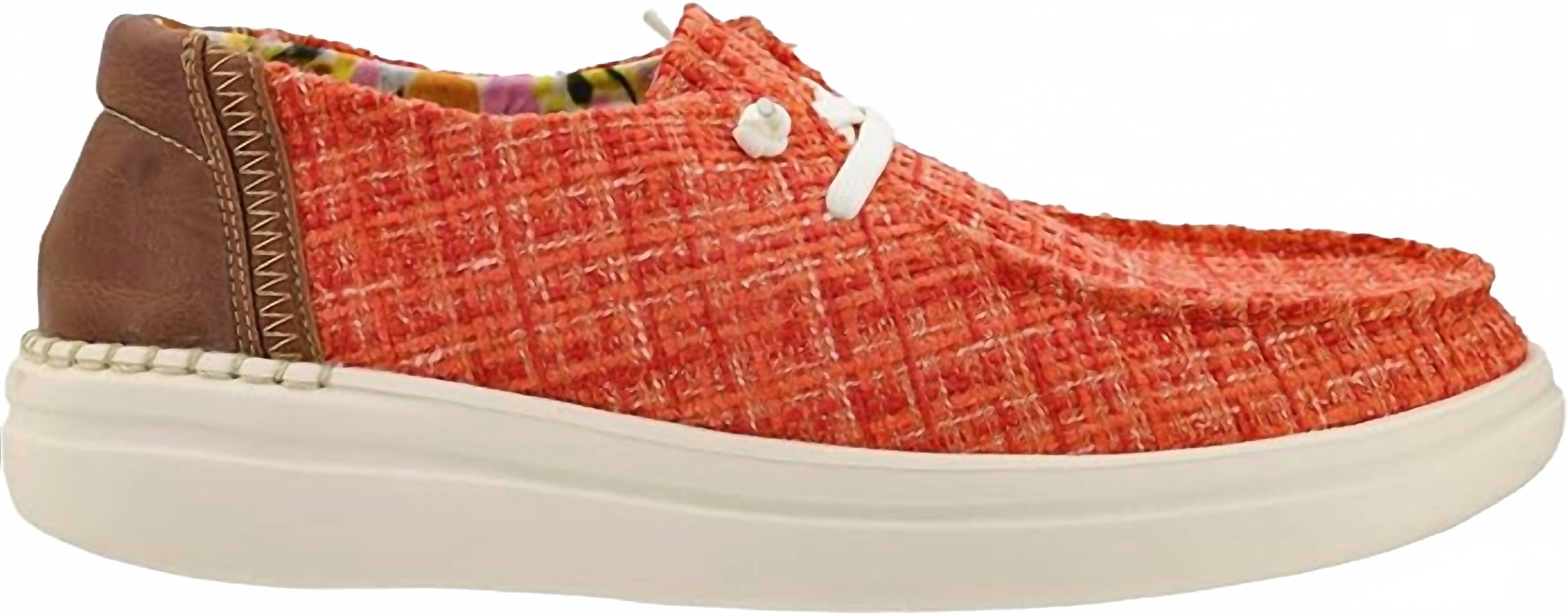 Женские лоферы Kayak 2 Slip-On из кораллового твида Corkys Footwear — фото 2