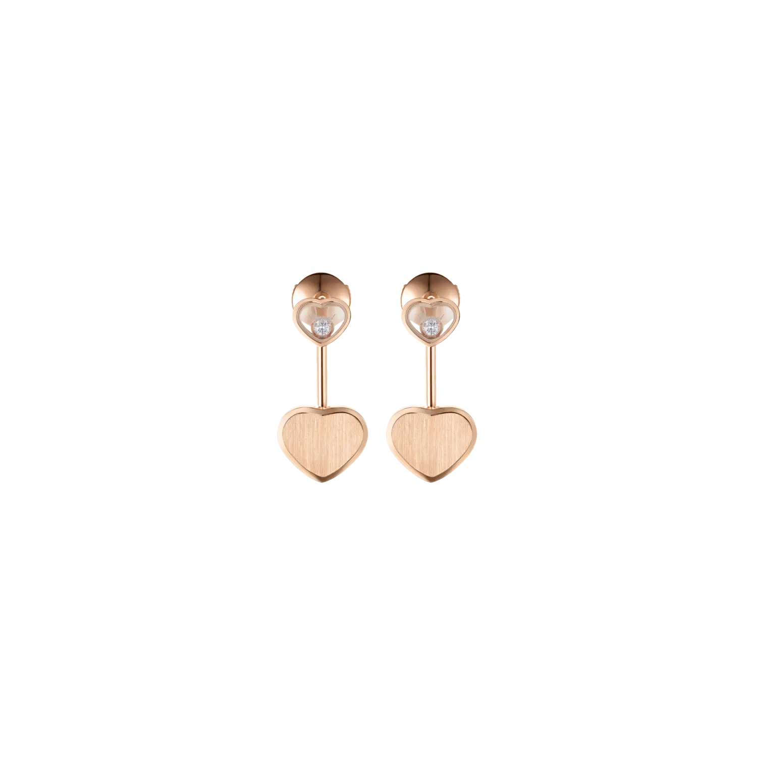 

Серьги Chopard Happy hearts ограниченная серия из этичного золота с бриллиантами