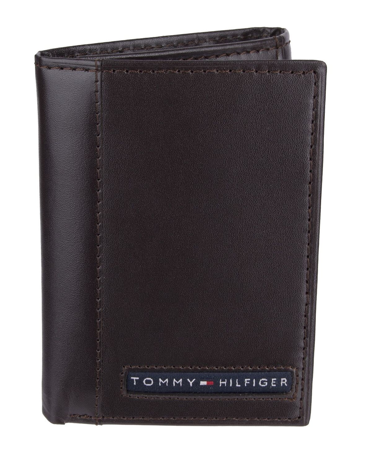 

Мужской кошелек тройного сложения из натуральной кожи Tommy Hilfiger