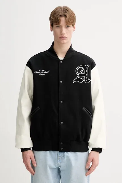 Куртка бомбер Varsity Adidas Originals, черный