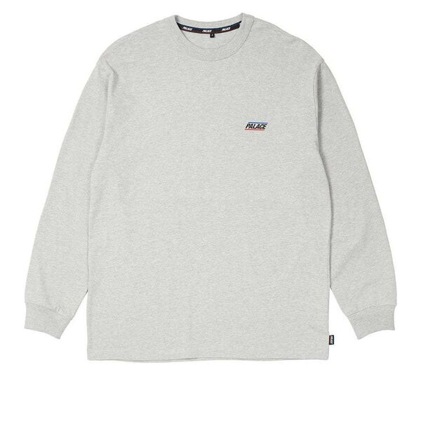 

Футболка basically a long-sleeve t-shirt 'grey marl' Palace, серый