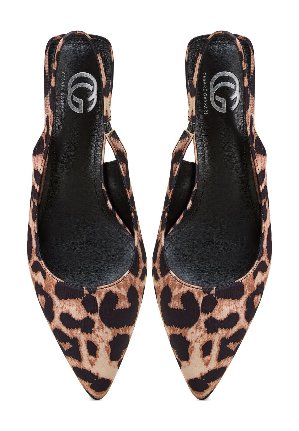 Туфли-лодочки на высоком каблуке STILETTO Cesare Gaspari, цвет leopard — фото 3
