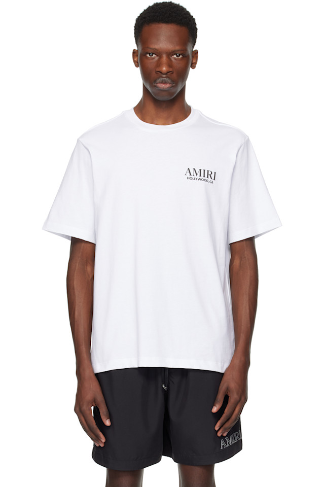 

Футболка с принтом "Гора костей" Amiri, белый