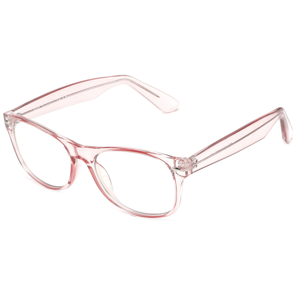 

CYXUS Овальные очки из пропионатного волокна унисекс, Light pink T27