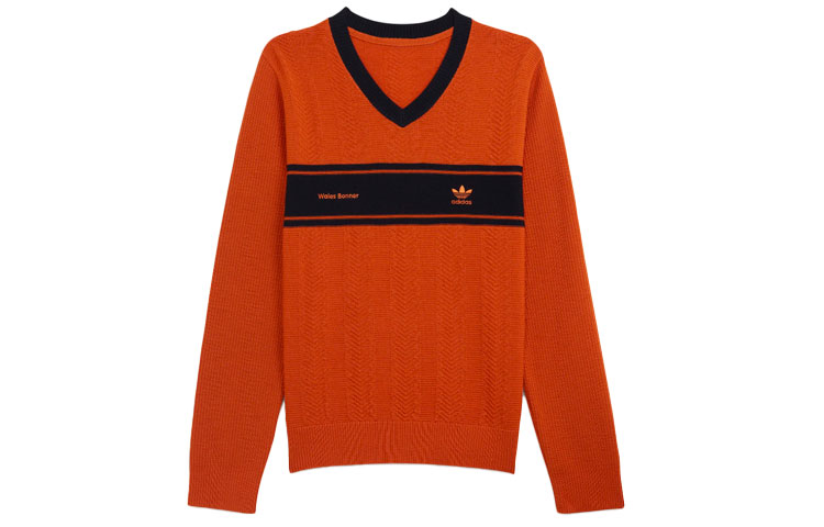 

Adidas X Wales Bonner Knit Long-Sleeve «Orange» Adidas Originals, оранжевый