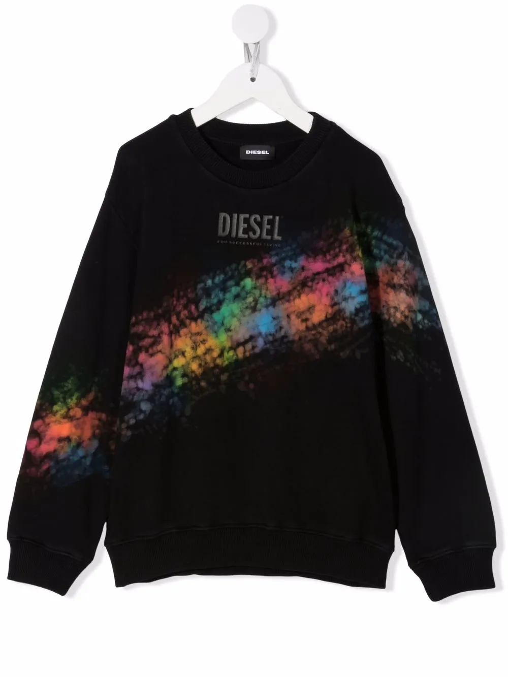 

Джемпер с логотипом Diesel Kids, черный