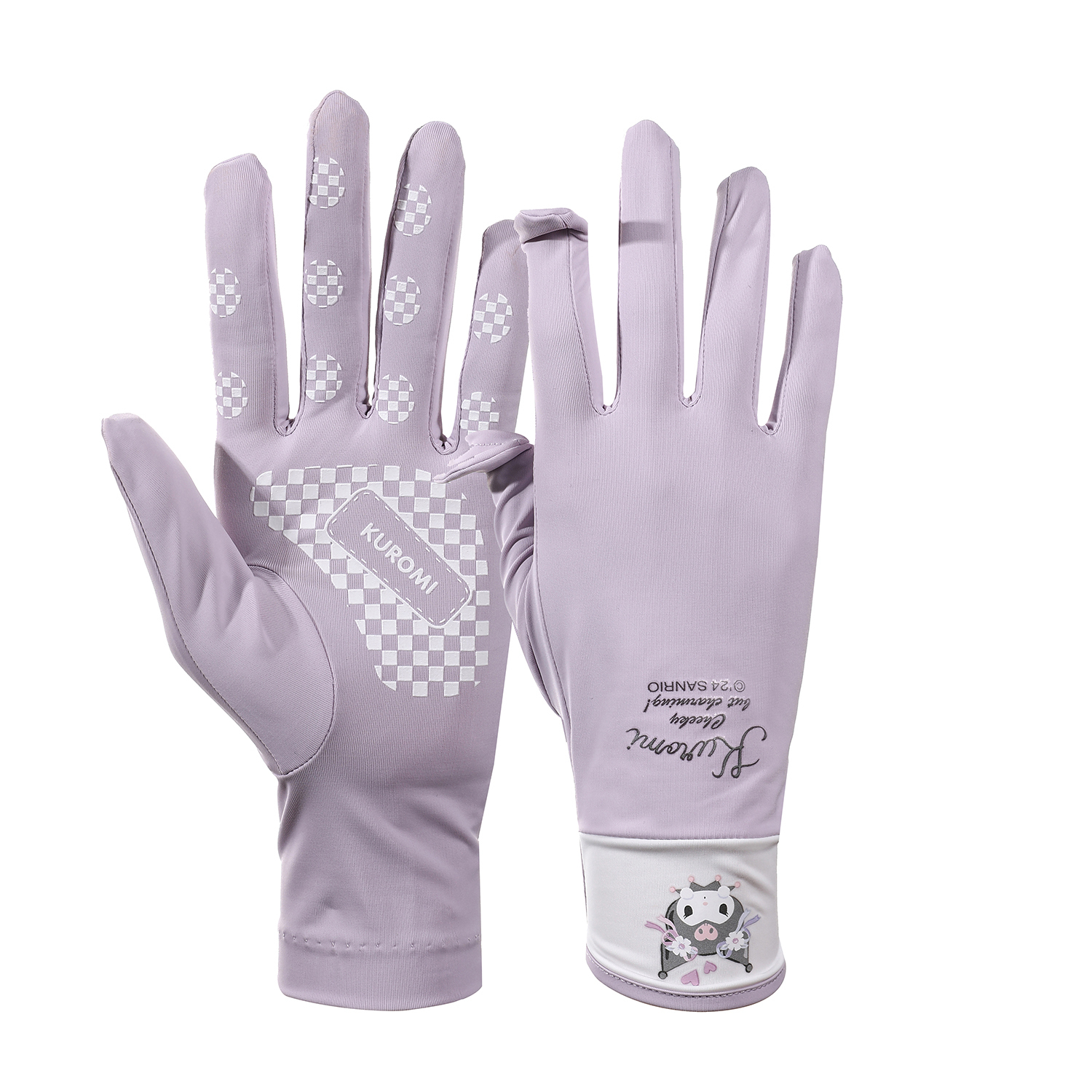 

Sanrio Женские перчатки из полиамида и эластана, Purple culomie sunscreen gloves