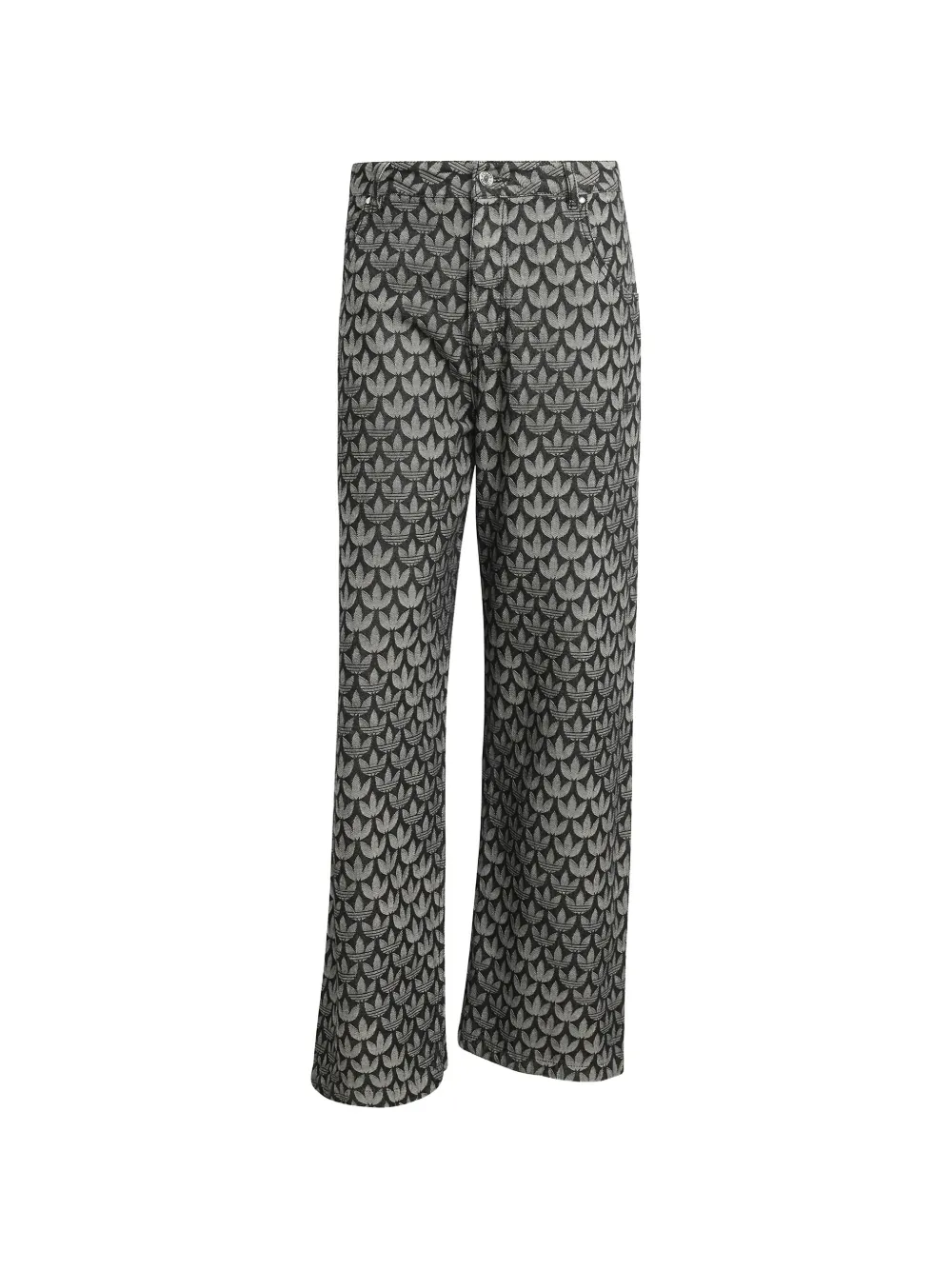 

Джинсы с монограммой Adidas, черный