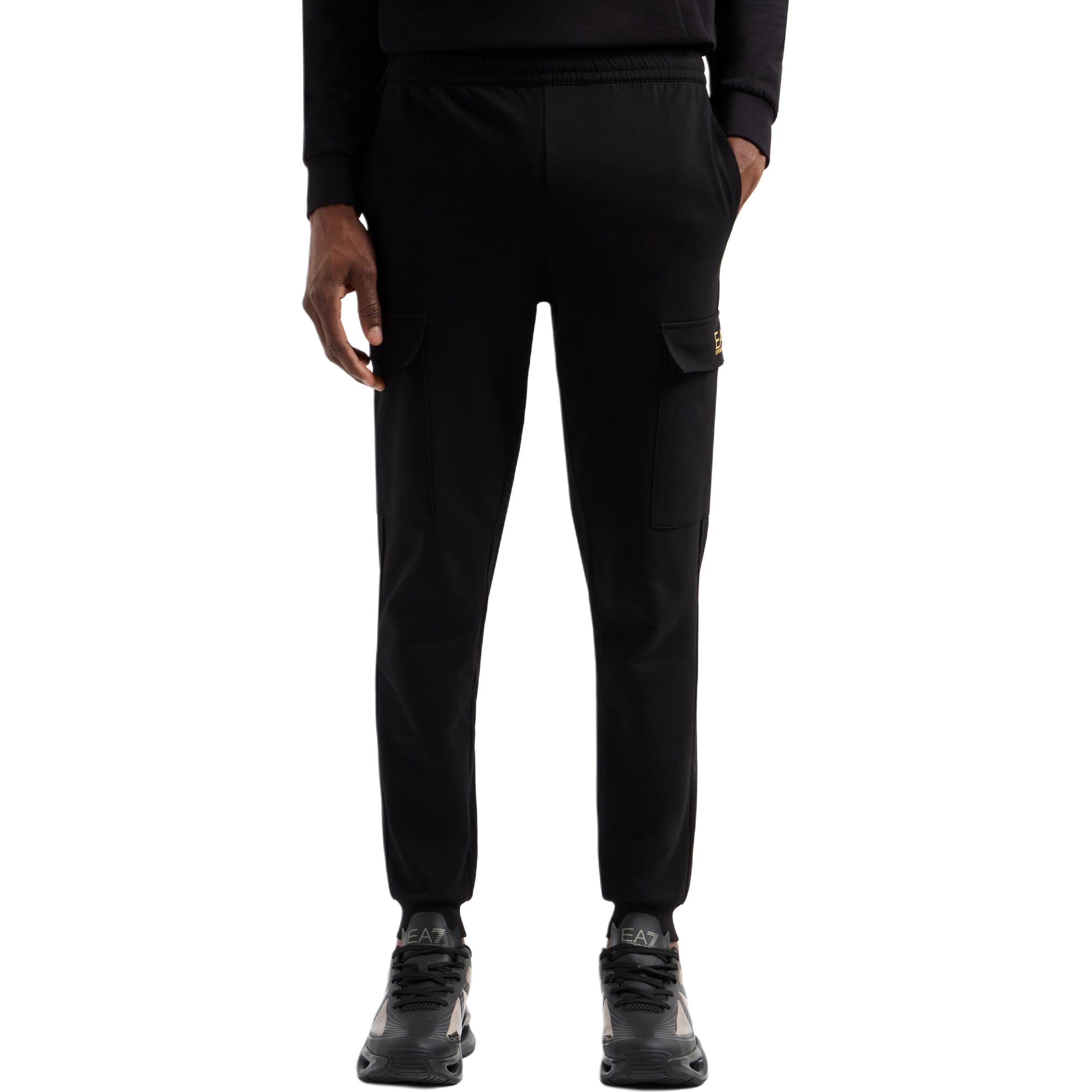 Штаны cargo мужские ea7 EMPORIO ARMANI, черный — фото 3